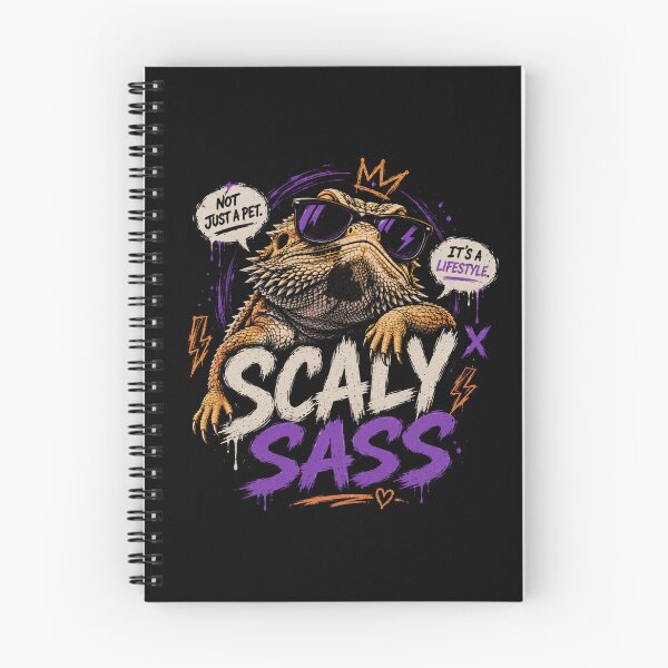 Item preview, Scaly Sass Funny Bearded Dragon Tee designed and sold by Hanno0.