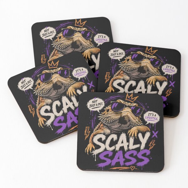 Item preview, Scaly Sass Funny Bearded Dragon Tee designed and sold by Hanno0.