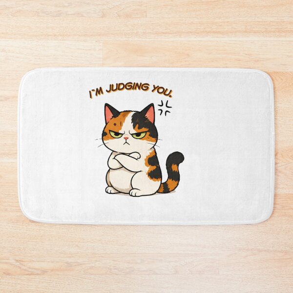 Item preview, Grumpy Calico Cat: I`m judging you designed and sold by Lunexa-Lab.