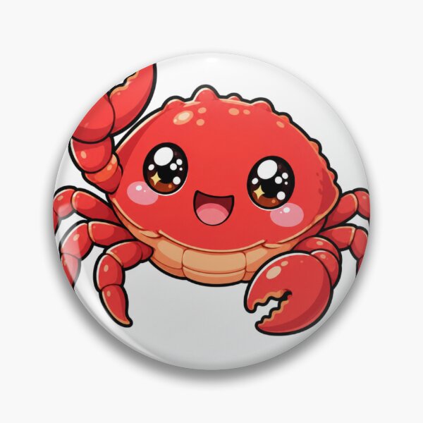 Item preview, Feeling Crabby Cute Kawaii Crab Saying designed and sold by BoosterShop.