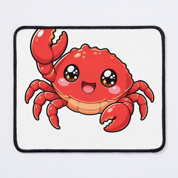 Item preview, Feeling Crabby Cute Kawaii Crab Saying designed and sold by BoosterShop.