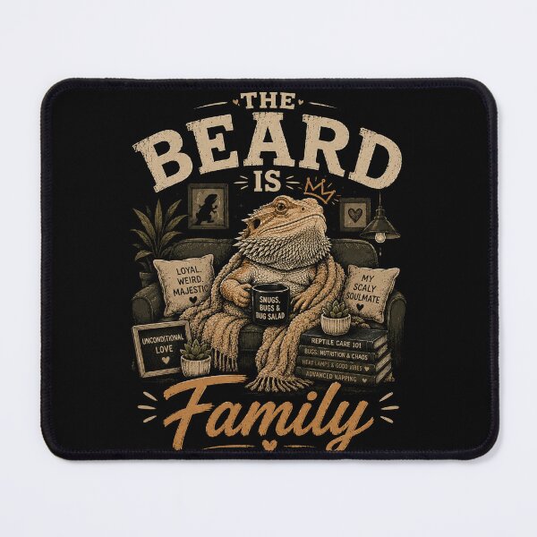 Item preview, The Beard Is Family Reptile Lover Shirt designed and sold by Hanno0.