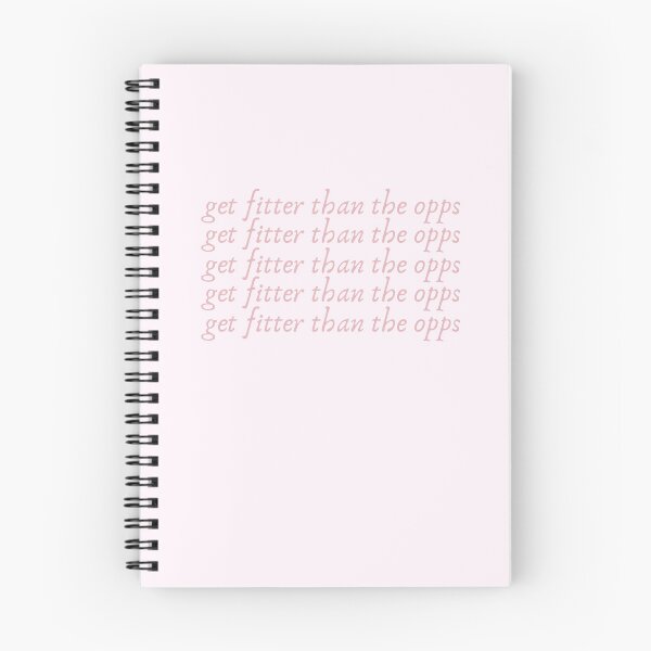 Item preview, get fitter than the opps coquette gym motivation designed and sold by renmei-studios.