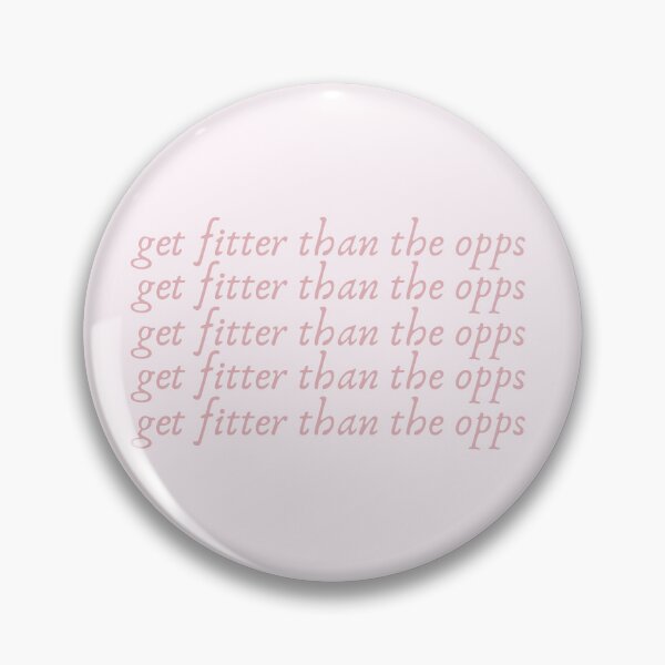 Item preview, get fitter than the opps coquette gym motivation designed and sold by renmei-studios.