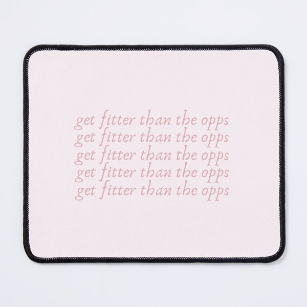 Item preview, get fitter than the opps coquette gym motivation designed and sold by renmei-studios.