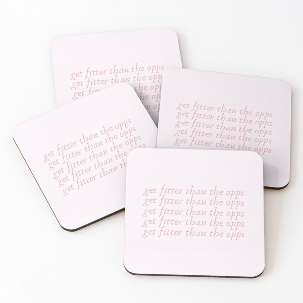 Item preview, get fitter than the opps coquette gym motivation designed and sold by renmei-studios.