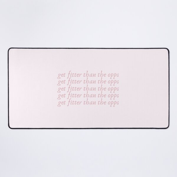 Item preview, get fitter than the opps coquette gym motivation designed and sold by renmei-studios.