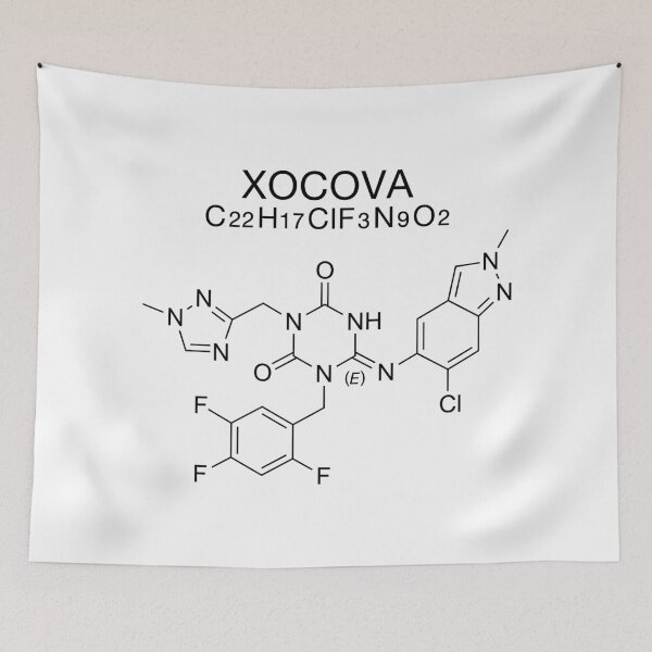 Item preview, XOCOVA-chemical structural formula- designed and sold by DRIPPED-STORE.