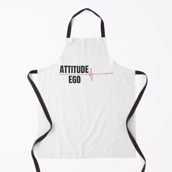 Item preview, ATTITUDE/ EGO- I live on the Edge of it Heartbeat Line Design designed and sold by rebuZZ-Apparels-The Minimalistic Buzz.
