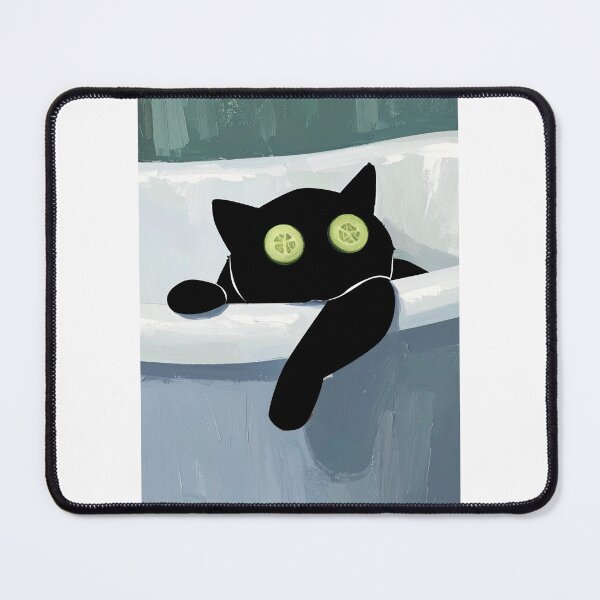 Item preview, Copy of Funny cat with text about allergies- Sassy Black Cat Allergic to Idiots designed and sold by PurrfectHome.