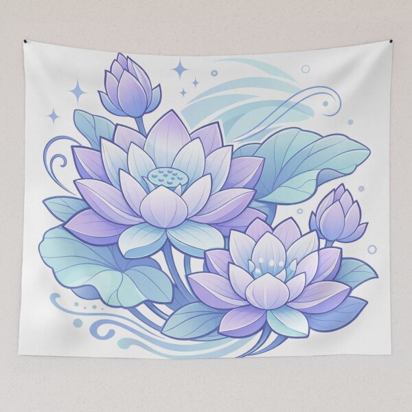 Item preview, Celestial Ethereal Lotus Blooms designed and sold by Owcomm.