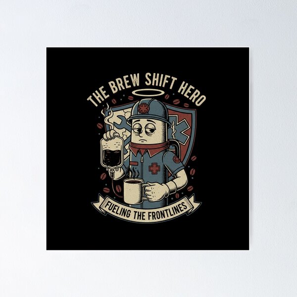 Item preview, The Brew Shift Hero designed and sold by Hanno0.