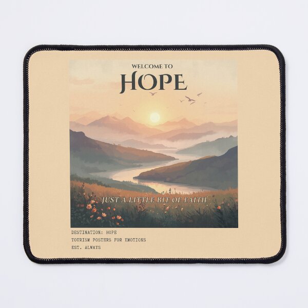Item preview, Welcome To Hope Vintage Emotional Tourism Travel Poster designed and sold by KaBaRen.