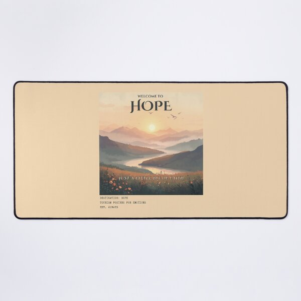 Item preview, Welcome To Hope Vintage Emotional Tourism Travel Poster designed and sold by KaBaRen.