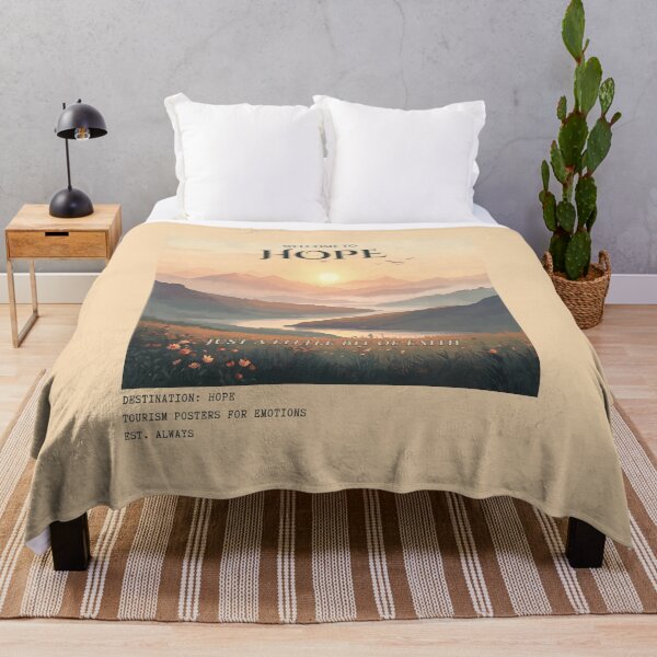 Item preview, Welcome To Hope Vintage Emotional Tourism Travel Poster designed and sold by KaBaRen.