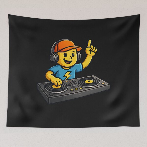 Item preview, Retro DJ Vintage Style Light Bolt DJ designed and sold by Genius Geek.