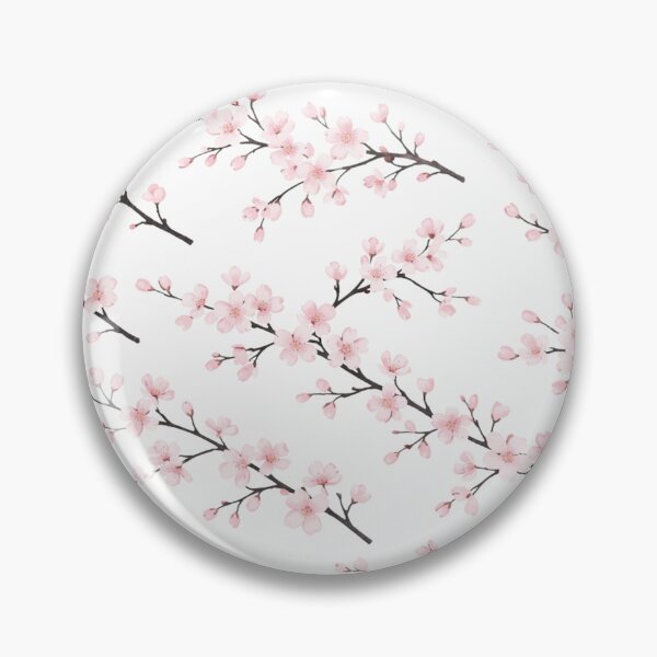 Item preview, Soft Pink Cherry Blossom Floral Pattern designed and sold by Owcomm.