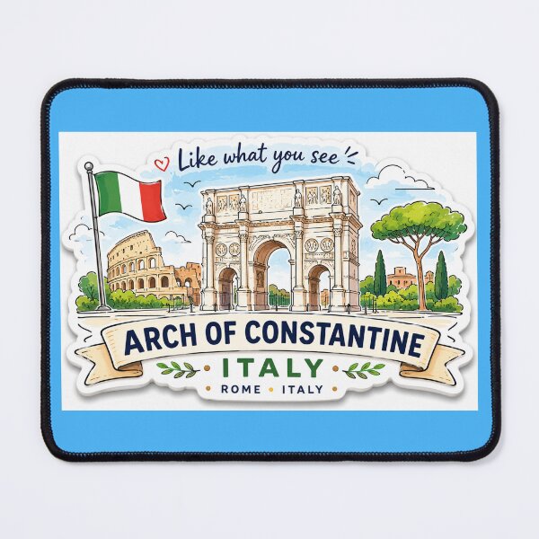 Item preview, Arch of Constantine Italy 3D Label Label Text ARCH OF CONSTANTINE ?? designed and sold by PaintMeWorld.