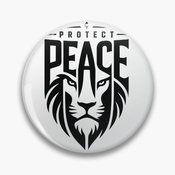 Item preview, Protect Peace Lion Streetwear Typography Art designed and sold by Presshue.