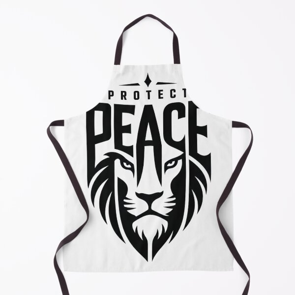 Item preview, Protect Peace Lion Streetwear Typography Art designed and sold by Presshue.