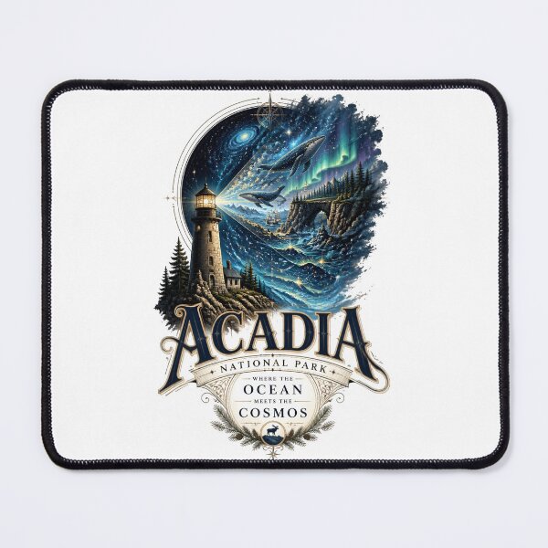 Item preview, Acadia National Park Cosmic Ocean designed and sold by Sovereign Supply Co..