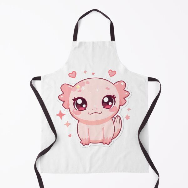 Item preview, Cute Kawaii Axolotl Sticker | Adorable Pink Axolotl Cartoon Design designed and sold by dreamz-world.