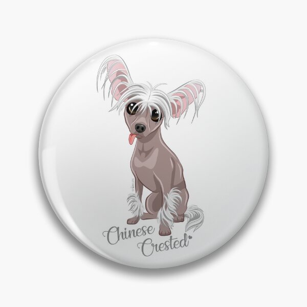 Item preview, Cute Chinese Naked Hooded Cartoon Dog ∣ Kawaii Chinese Crested Puppy Gift ∣ Dog Lovers Classic T-Shirt designed and sold by SPARKLES-design.