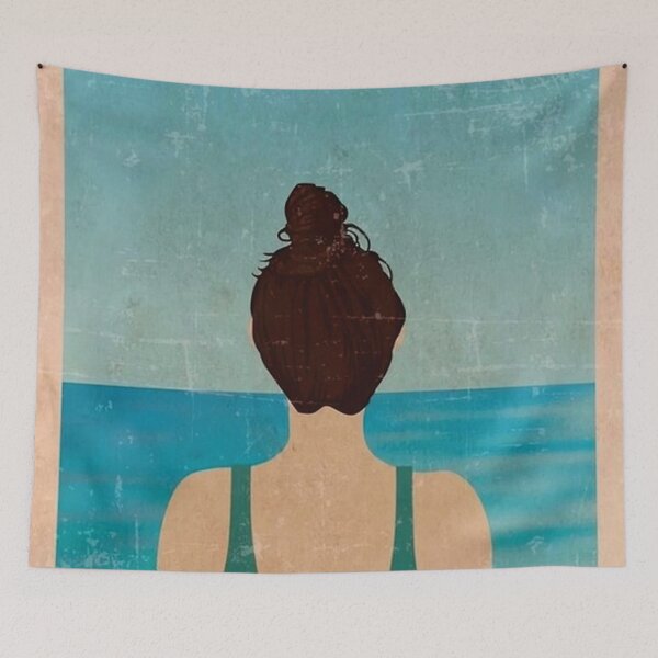 Item preview, Poster into the water i go painting designed and sold by ClaudyClifford.