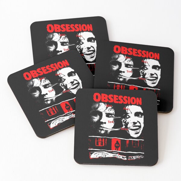 Item preview, Red Typography With White SIlhouette Face Horror designed and sold by ShadeFall.
