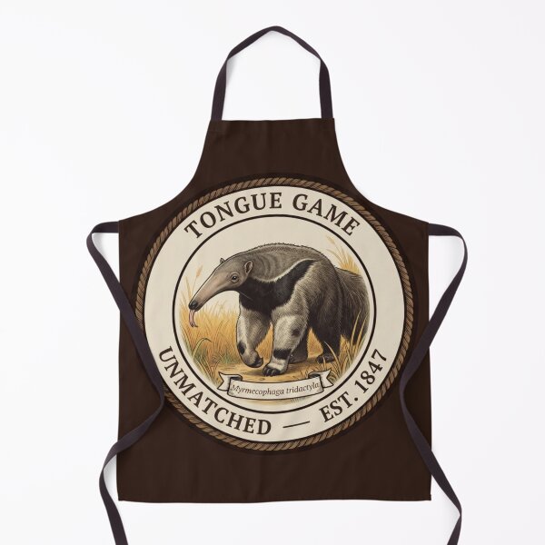 Item preview, Tongue Game Unmatched Anteater Humor Badge designed and sold by CalmCapy Co.