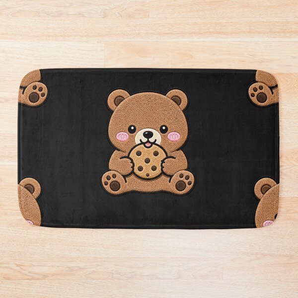 Item preview, Cute Cookie Bear Embroidery Patch Kawaii Design designed and sold by ColorSplash123.