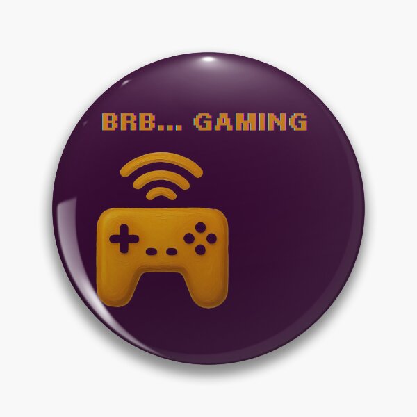 Item preview, BRB... Gaming | Retro Gamer Controller | Pixel Gaming Design designed and sold by VariusDesigns.