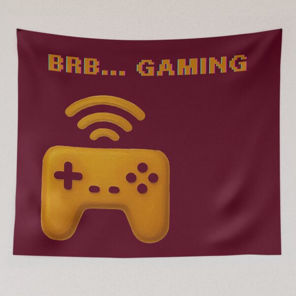Item preview, BRB... Gaming | Retro Gamer Controller | Pixel Gaming Design designed and sold by VariusDesigns.