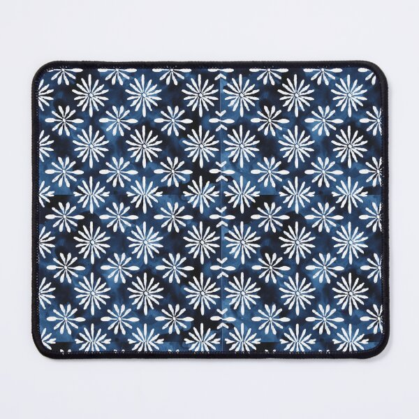 Item preview, Indigo Bloom: Watercolor Sashiko Bohemian Blue Pattern designed and sold by LiveLearnCreate.
