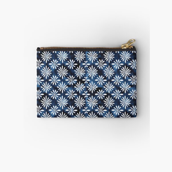 Item preview, Indigo Bloom: Watercolor Sashiko Bohemian Blue Pattern designed and sold by LiveLearnCreate.