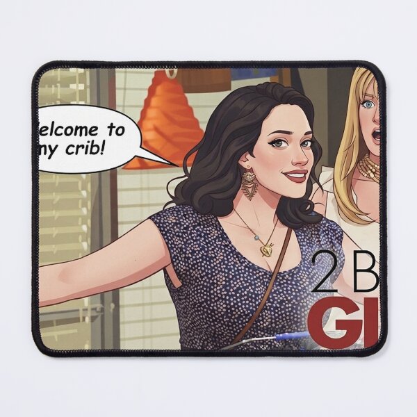 Item preview, 2 broke girls: Welcome to my crib! designed and sold by Rising-Studio.