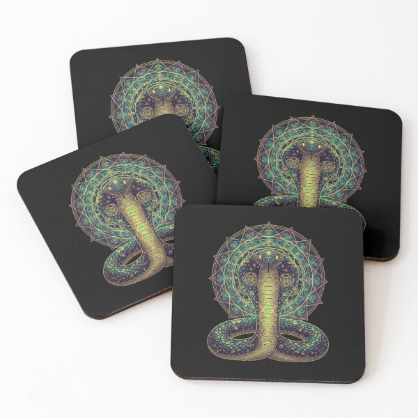Item preview, Psychedelic Cobra Mandala Sacred Geometry Kundalini Serpent Art designed and sold by AvalonMoss.