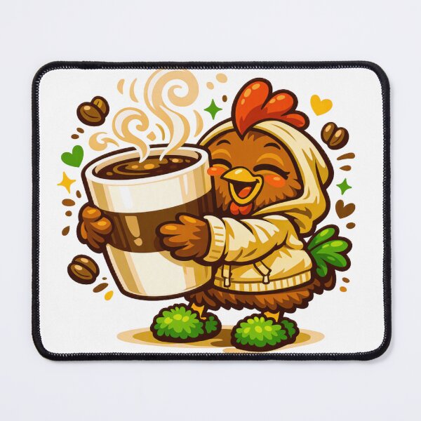 Item preview, Cozy Coffee Chicken designed and sold by Chill Chicken Studio.