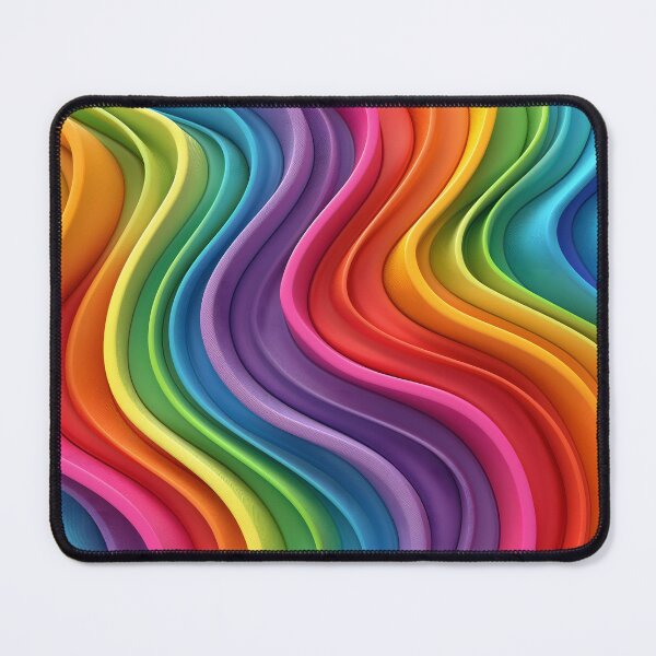 Item preview, Vibrant Rainbow Waves Abstract Pattern designed and sold by 247GiftsbyTina.