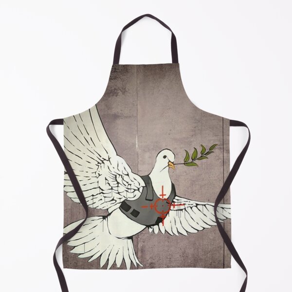Item preview, Poster Armored Dove of Peace Banksy Painting designed and sold by anthonyJenkiny.