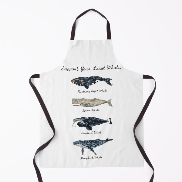 Item preview, Support Your Local Whale Four Species Study Sperm Whale Humpback Whale Save The Whales Anti-Whaling designed and sold by dagkryper.
