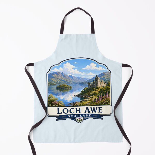 Artikelvorschau, Loch Awe, Schottland – Malerischer See und Burg in den Highlands entworfen und verkauft von Myra365Art.