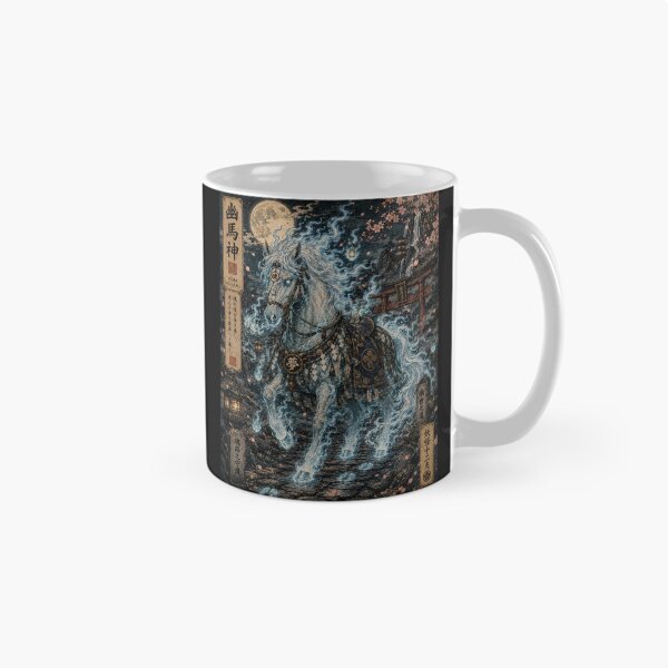 Item preview, Ghost Horse – Rider of the Spirit Roads | Yokai Zodiac Collection designed and sold by KMChronicles.