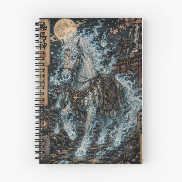 Item preview, Ghost Horse – Rider of the Spirit Roads | Yokai Zodiac Collection designed and sold by KMChronicles.
