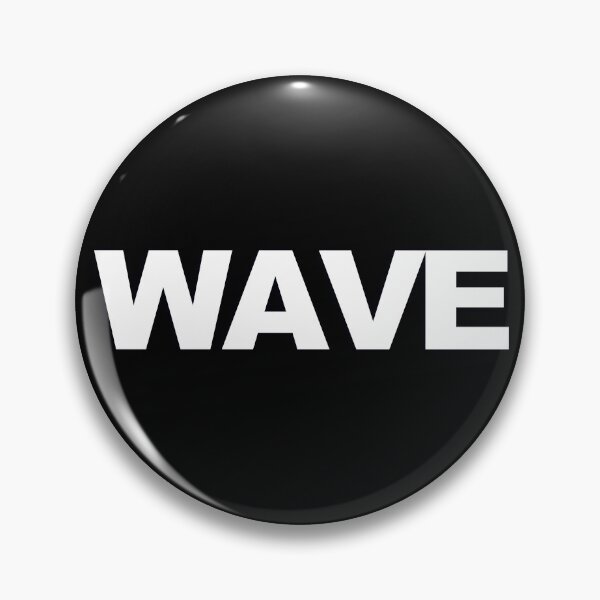 Item preview, WAVE — White Minimal Bold Type Statement designed and sold by WORDPAUSE.