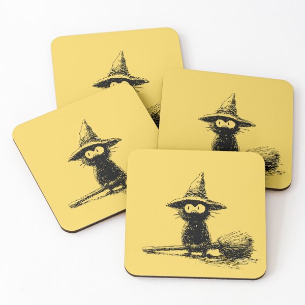 Item preview, Cute Little Witch Riding A Broomstick designed and sold by colorful-white.