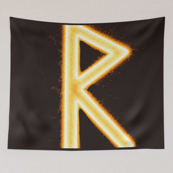 Item preview, Raidho Rune Meaning – Journey, Purpose & Right Path Symbol designed and sold by TheSymbolicBlend.