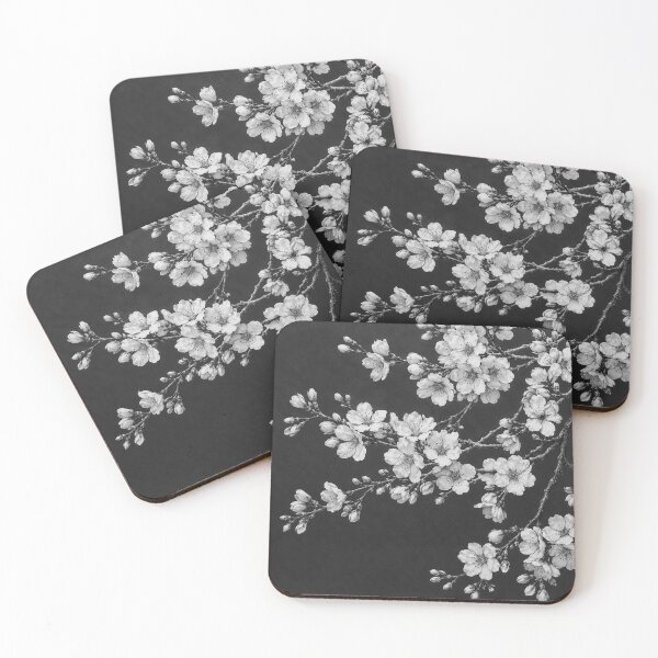 Item preview, Elegant Monochrome Cherry Blossom Branch designed and sold by Owcomm.