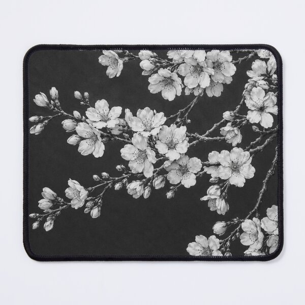 Item preview, Elegant Monochrome Cherry Blossom Branch designed and sold by Owcomm.