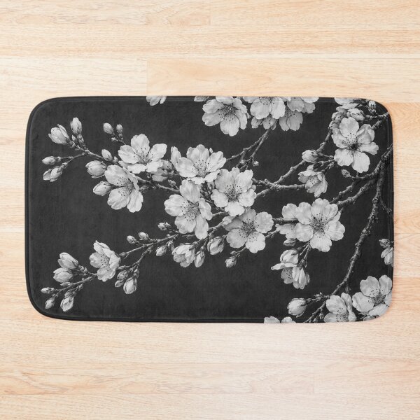 Item preview, Elegant Monochrome Cherry Blossom Branch designed and sold by Owcomm.
